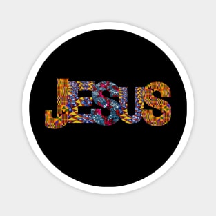 Jesus kente inspired tee Magnet